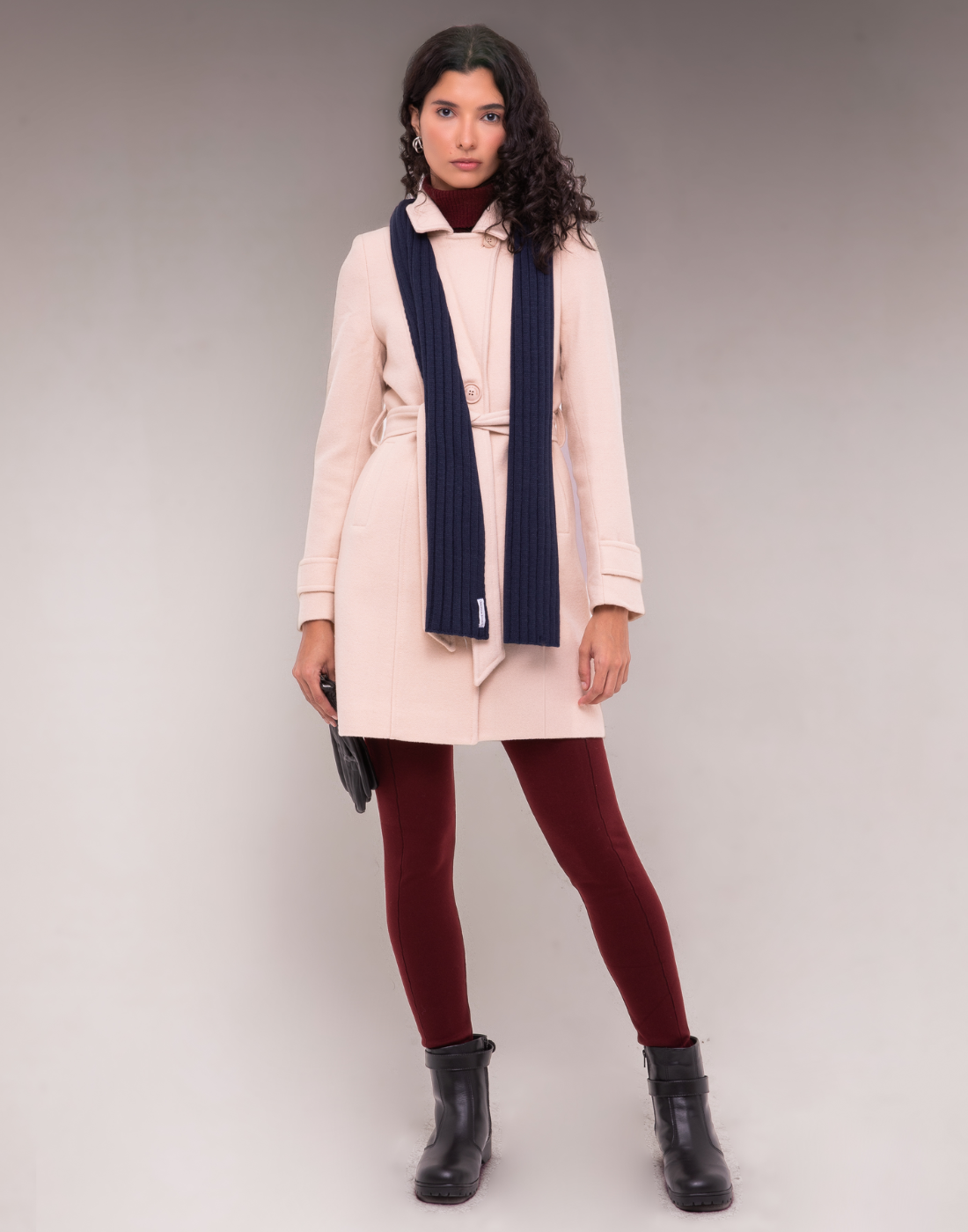 Legging Tricot Invernada Stripe Bordeaux