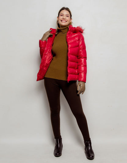 Doudoune Forrado Courdali Vermelho