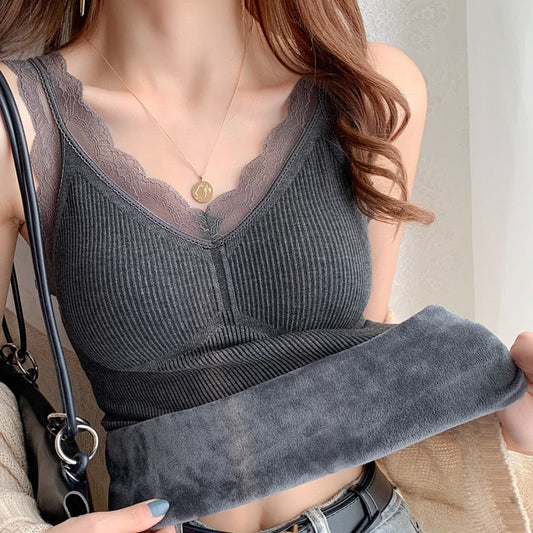 Blusa Peluciada com Bojo Feminina