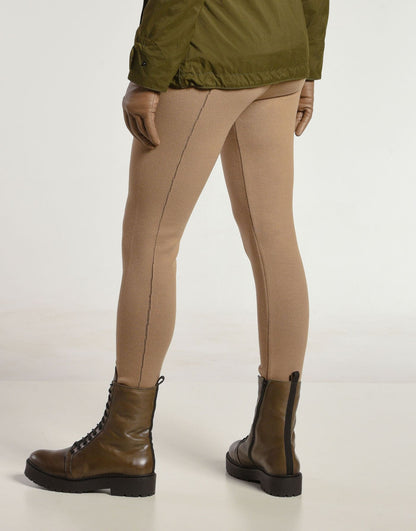 Legging Tricot Invernada Stripe Bege Bruma