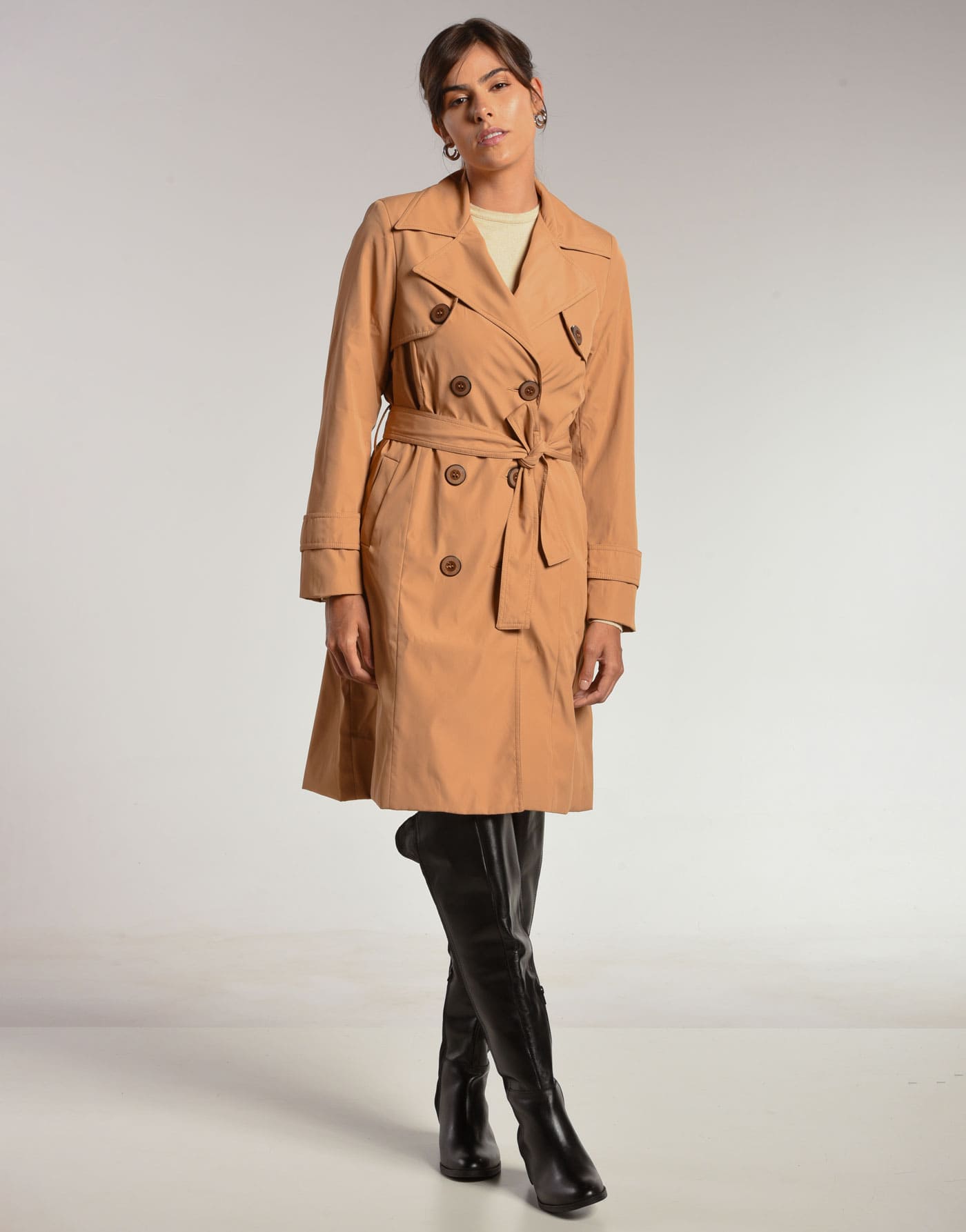 Trench Coat Abbey Caramelo
